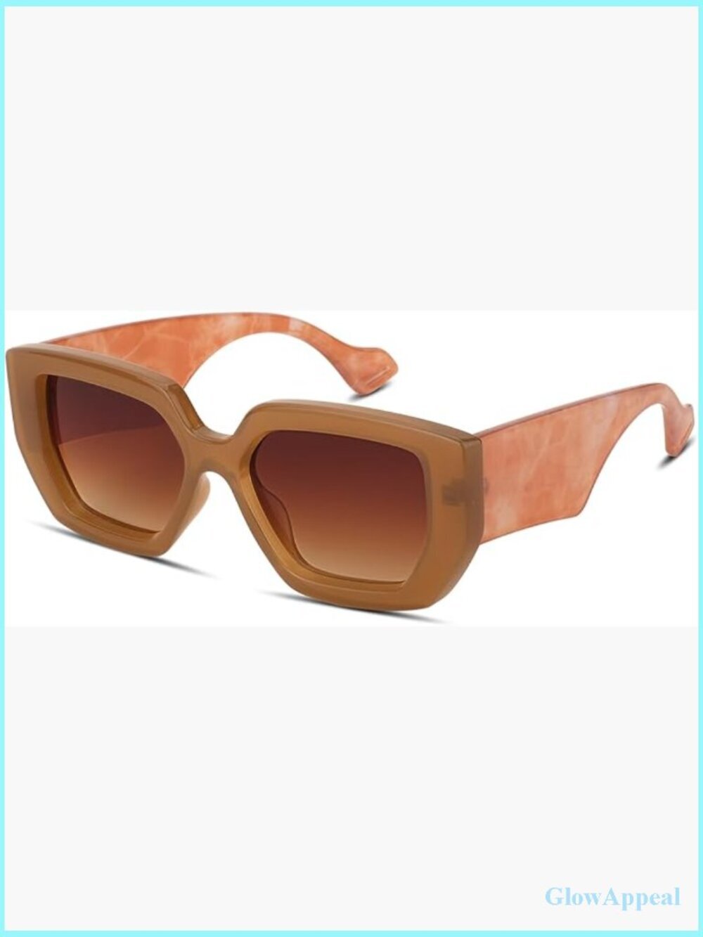 Chunky Oversized Square Sunglasses UV400 Protection